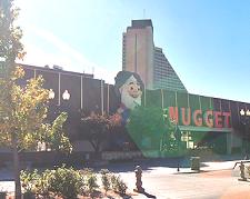 view of the entrance to john ascuaga's nugget casino