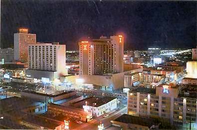 Reno at Night Post Card