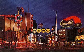 The Famous Reno Arch and Colorful Virginia St.