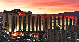 sands regency at dusk